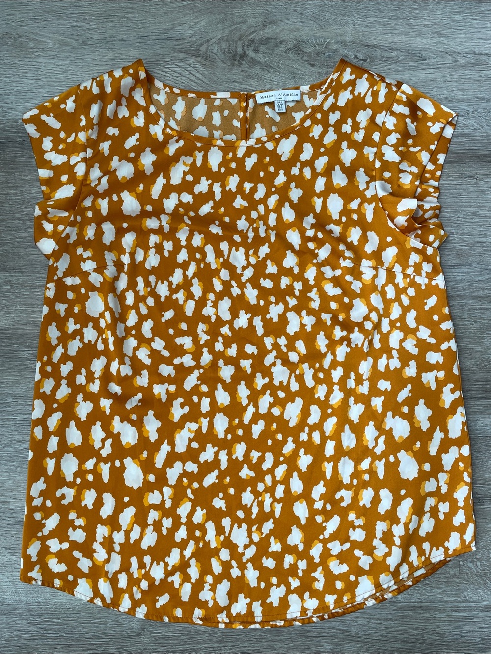 Maison d’Amelie | leopard print blouse size small